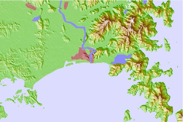 Tide stations located close to Isinomaki, Miyagi, Japan