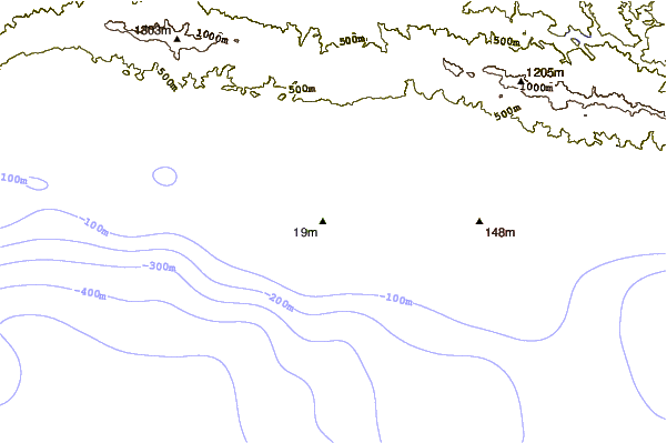 Shoreline around Isla Vista