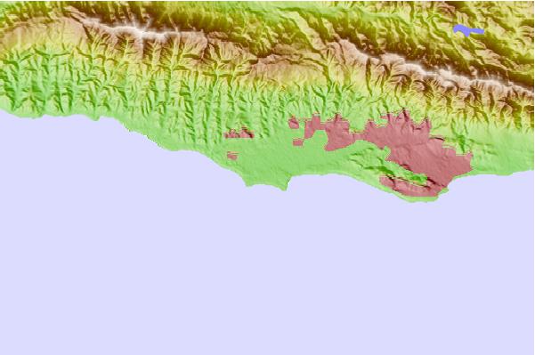 Tide stations located close to Isla Vista