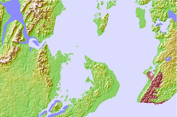 Tide stations located close to Itaparica