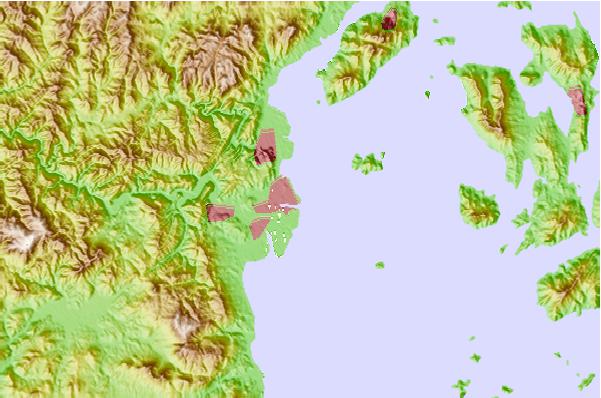 Tide stations located close to Iwakuni, Yamaguti, Japan