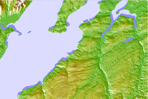 Tide stations located close to Joggins Wharf, Nova Scotia