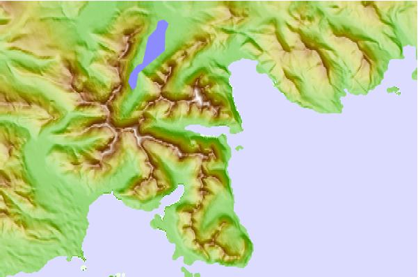 Tide stations located close to Kanatak Lagoon, Portage Bay, Alaska