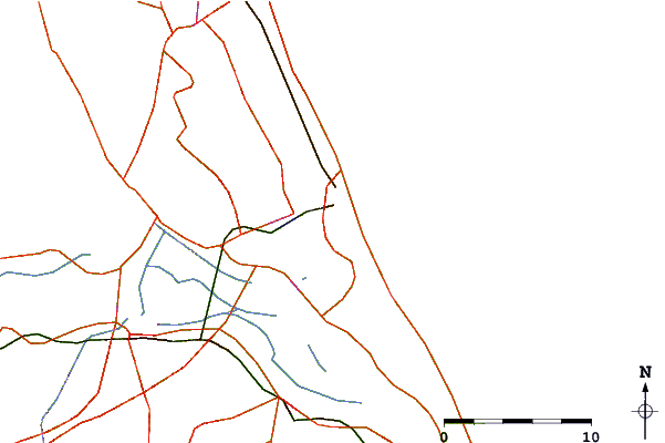 Roads and rivers around Kashima-shi