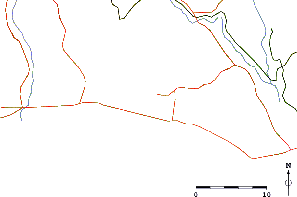 Roads and rivers around Kavakli