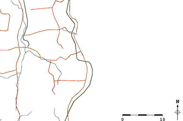 Roads and rivers around Kawana, Sizuoka, Japan