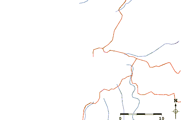 Roads and rivers around Kawhia, New Zealand