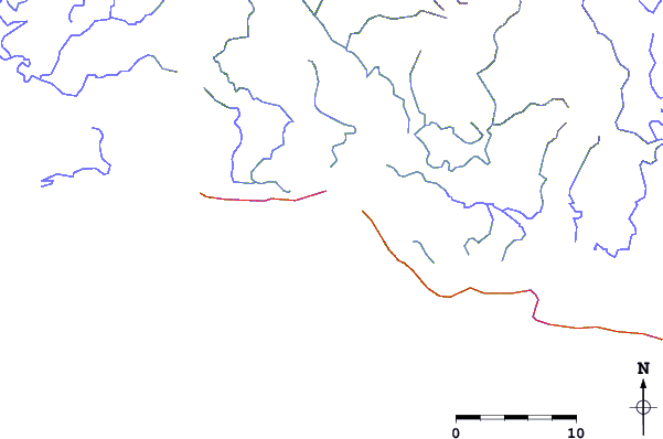 Roads and rivers around Kerema, Papua New Guinea