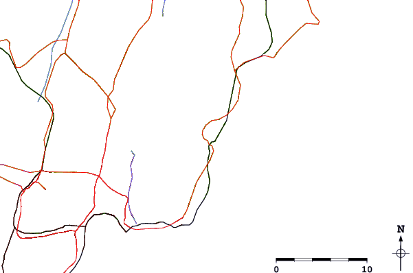 Roads and rivers around Kijang