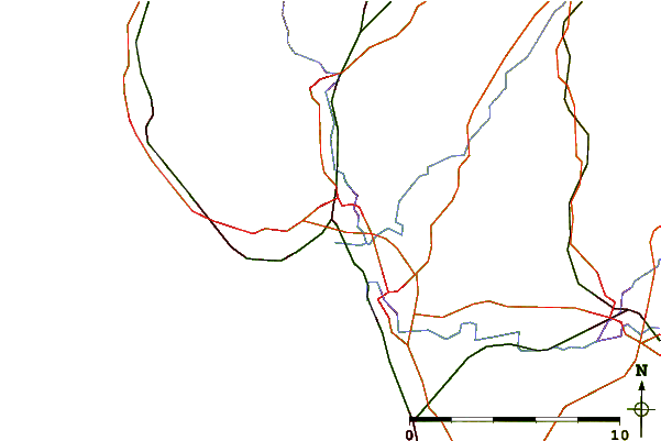 Roads and rivers around Kilwinning