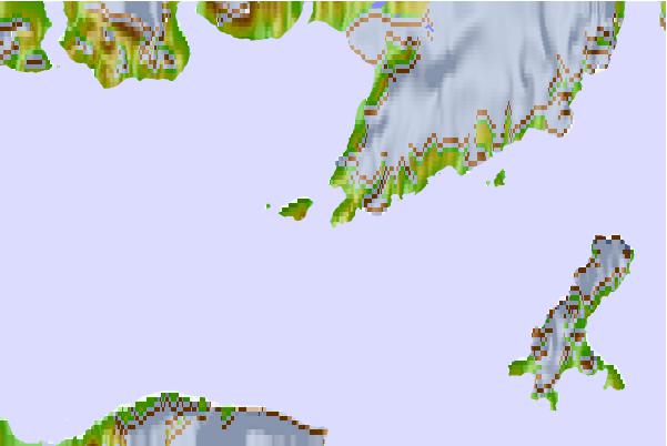 Tide stations located close to King Edward Point, Nunavut