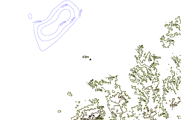 Shoreline around Kisarazu