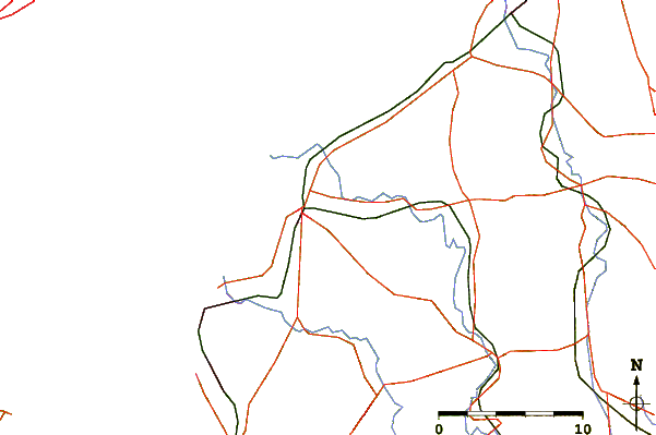 Roads and rivers around Kisarazu