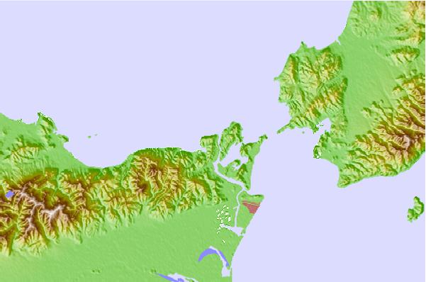 Tide stations located close to Kitadomari, Tokusima, Japan