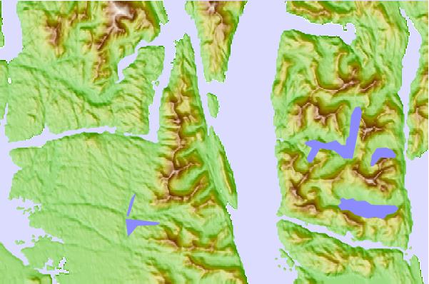 Tide stations located close to Klemtu, British Columbia