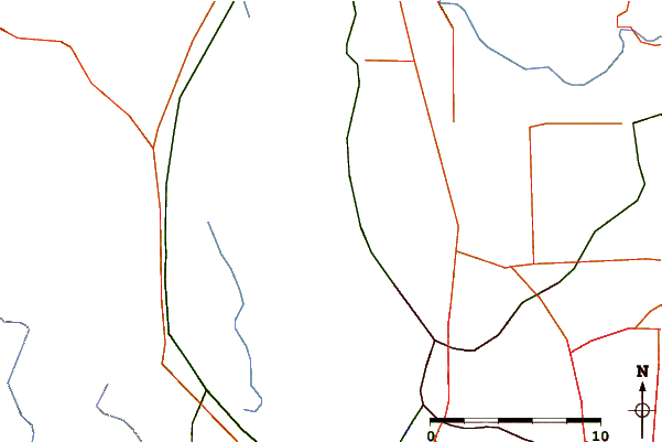 Roads and rivers around Knapp Landing, Washington IGNORE HEIGHTS