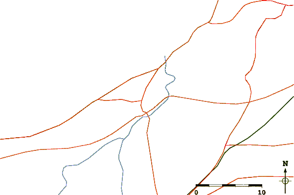 Roads and rivers around Kolea