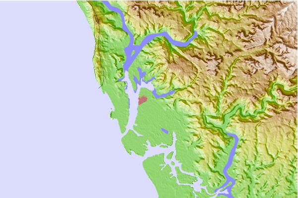 Tide stations located close to Kos Kong