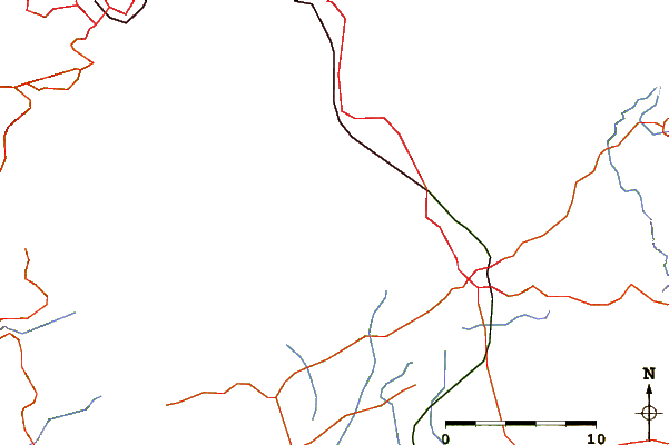 Roads and rivers around LPG Terminal, New Zealand