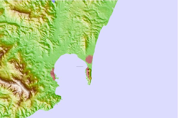 Tide stations located close to La Linea de la Concepcion