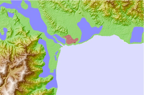 Tide stations located close to Lae, Papua New Guinea