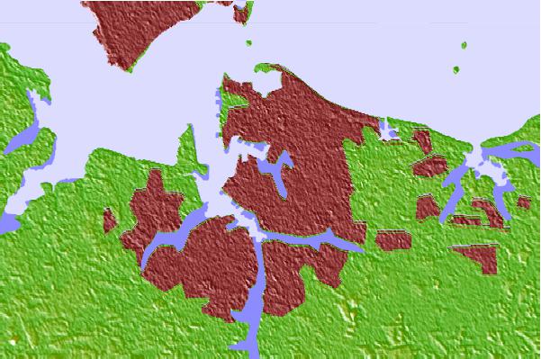 Tide stations located close to Lafayette River, Granby Street Bridge, Hampton Roads, Virginia