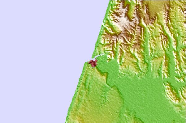 Tide stations located close to Larache