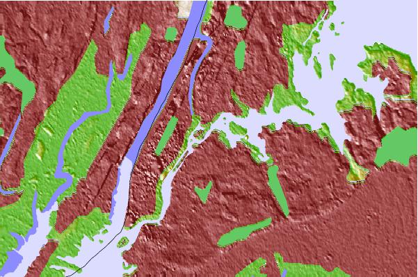 Tide stations located close to Lawrence Point, East River, New York, New York