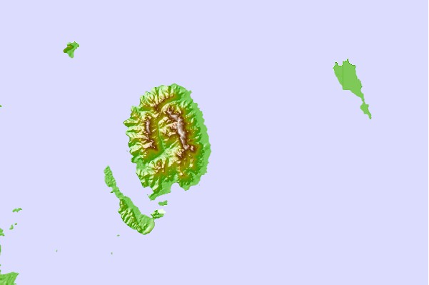 Tide stations located close to Levuka, Ovalau Island, Fiji Islands