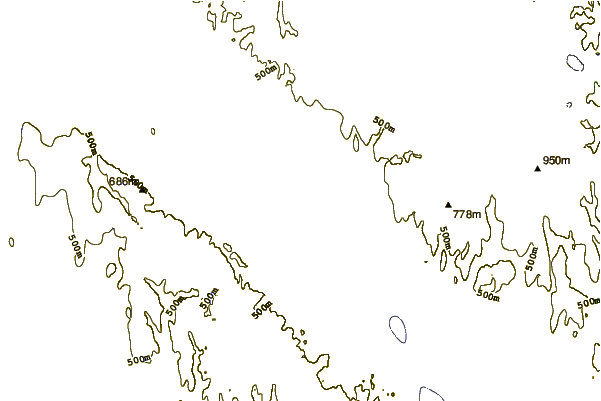 Shoreline around Lewis Bay, Nunavut
