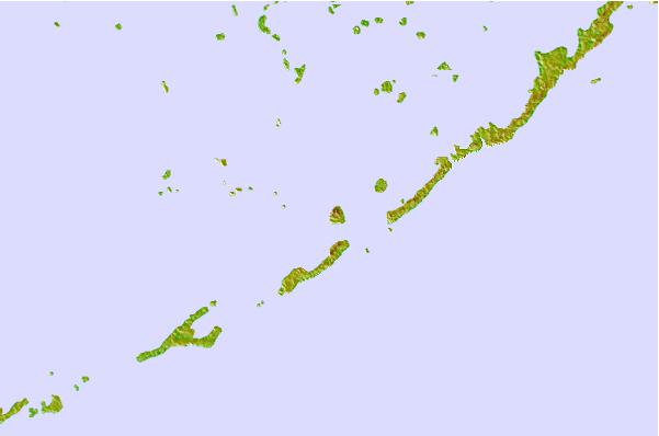 Tide stations located close to Lignumvitae Key, west side, Florida Bay, Florida