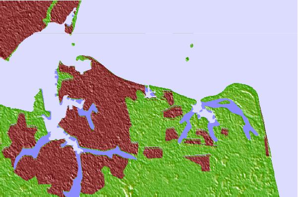 Tide stations located close to Little Creek (Railroad Terminal), Chesapeake Bay, Virginia