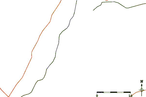 Roads and rivers around Liverpool Point, Maryland