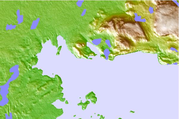 Tide stations located close to Locks Cove, Newfoundland