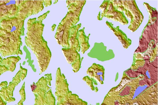 Tide stations located close to Longbranch, Washington