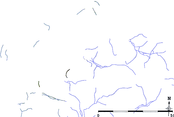 Roads and rivers around Longyearbyen, Spitsbergen