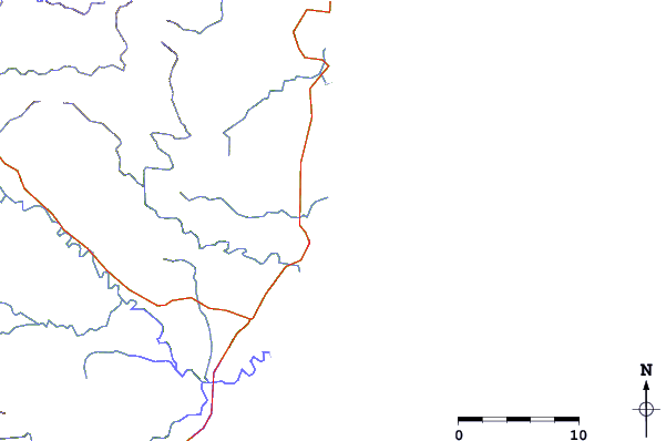 Roads and rivers around Madang Harbour, Papua New Guinea