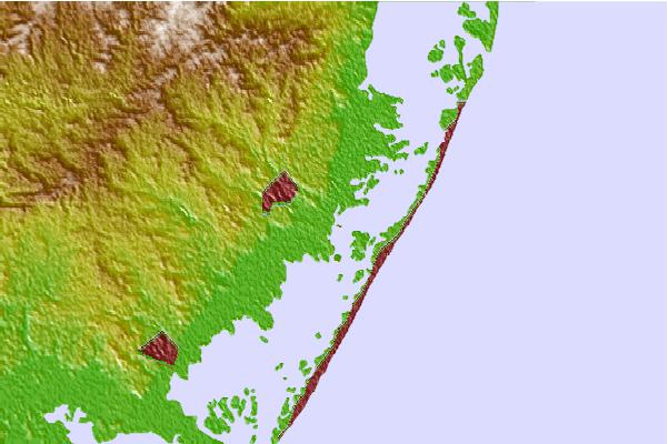 Tide stations located close to Manahawkin Creek, Manahawkin Bay, New Jersey