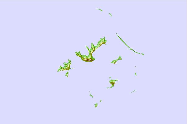 Tide stations located close to Mangareva Island
