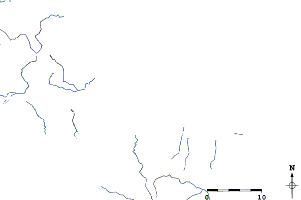 Roads and rivers around Marovo Lagoon, Solomon Islands