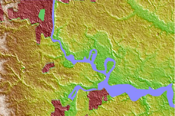 Tide stations located close to Meadowville, James River, Virginia