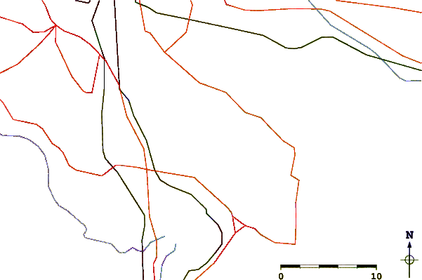 Roads and rivers around Meadowville, James River, Virginia