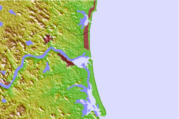 Tide stations located close to Merrimack River Entrance, Massachusetts