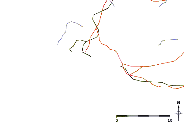 Roads and rivers around Milford Haven, Wales