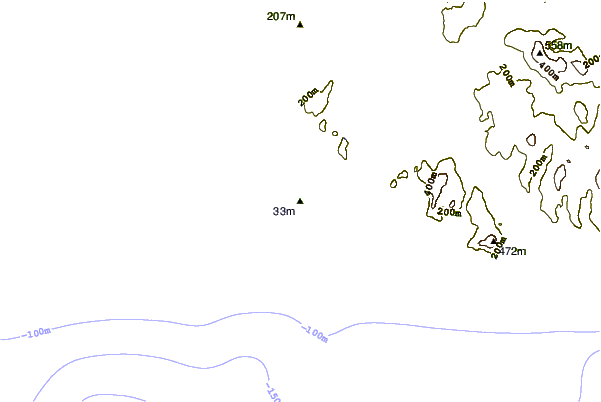 Shoreline around Minnie Bay, Alaska