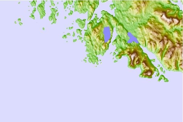 Tide stations located close to Minnie Bay, Alaska