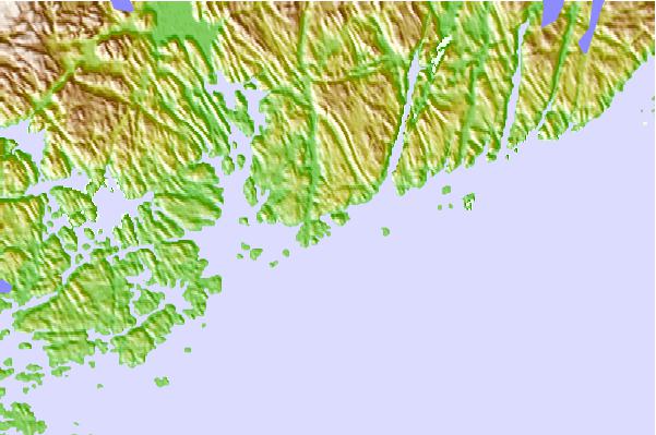 Tide stations located close to Mistanoque Harbour, Quebec