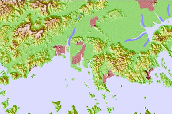 Tide stations located close to Mizusima, Okayama, Japan