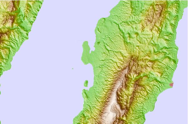 Tide stations located close to Moalboal