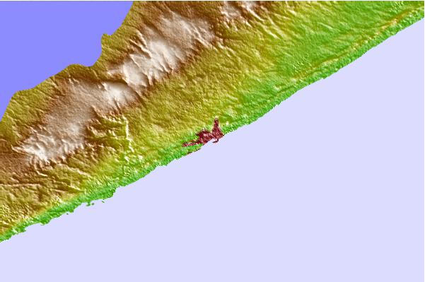 Tide stations located close to Mogadishu, Somalia